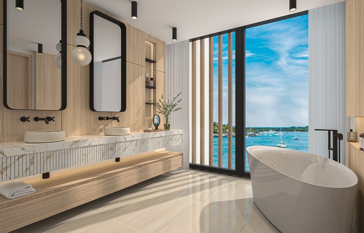 Master Bath Luxury Bathroom at Forte Luxe